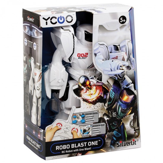 SILVERLIT YOCO ΤΗΛΕΚΑΤΕΥΘΥΝΟΜΕΝΟ ΡΟΜΠΟΤ BLAST ONE ΑΣΠΡΟ 7530-88589