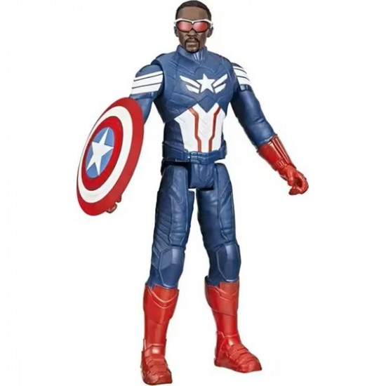 HASBRO MARVEL STUDIOS  BRAVE NEW WORLD TITAN HEROE CAPTAIN AMERICA 30ΕΚ. F9276
