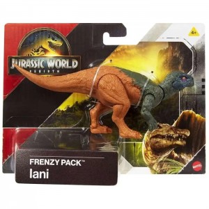 MATTEL JURASSIC WORLD REBIRTH - ΔΕΙΝΟΣΑΥΡΟΣ FRENZY PACK IANI JGB72 / JCL52