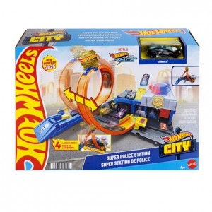 HOT WHEELS CITY SUPER POLICE STATION JBM71
