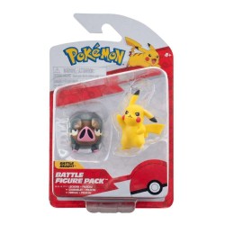 POKEMON ΣΕΤ 2 ΦΙΓΟΥΡΕΣ ΔΡΑΣΗΣ W17 LECHONK + PIKACHU JW095007-W17 / PKW3566