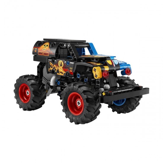 LEGO TECHNIC - MONSTER JAM GRAVE DIGGER FIRE AND ICE PULL-BACK 42219