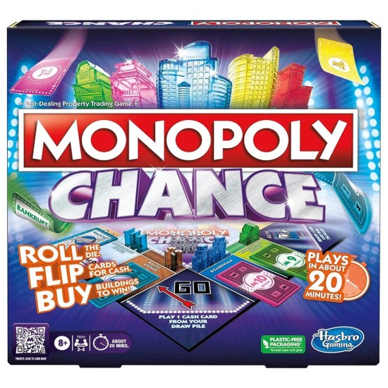 HASBRO ΕΠΙΤΡΑΠΕΖΙΟ ΠΑΙΧΝΙΔΙ MONOPOLY ΤΗΣ ΤΥΧΗΣ F8555