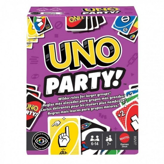 MATTEL ΕΠΙΤΡΑΠΕΖΙΟ ΠΑΙΧΝΙΔΙ ΝΕΟ UNO PARTY JJV58