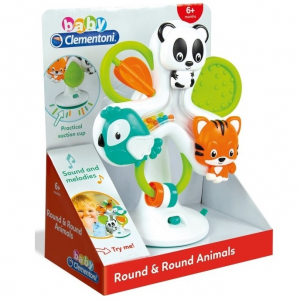 CLEMENTONI BABY ΒΡΕΦΙΚΟ ΠΑΙΧΝΙΔΙ ΖΩΑΚΙΑ ΣΤΟ ΚΑΡΟΥΖΕΛ 1000-17915