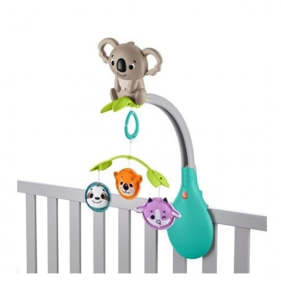 FISHER PRICE ΠΕΡΙΣΤΡΕΦΟΜΕΝΟ ΜΕ ΖΩΑΚΙΑ 3 ΣΕ 1 HGB90