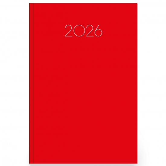 ΤΡΙΠΕΡΙΝΑΣ ΗΜΕΡΟΛΟΓΙΟ ΗΜΕΡΗΣΙΟ Α4 SIMPLE 2026 ΜΕ ΕΥΡΕΤΗΡΙΑΣΗ ΚΟΚΚΙΝΟ 001724