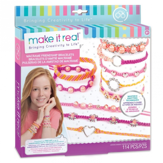 MAKE IT REAL - JEWELLERY MACRAME FRIENDSHIP BRACELETS 1318