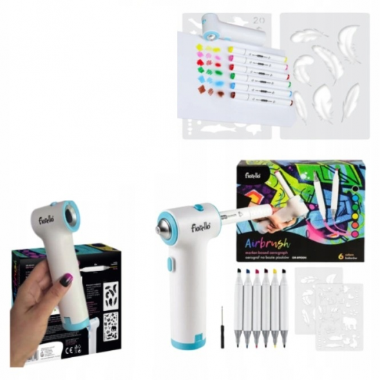 FIORELLO ΣΕΤ ΑΕΡΟΓΡΑΦΟΥ ΜΕ ΣΧΕΔΙΑ ΨΕΚΑΣΜΟΥ ΚΑΙ 6 ΜΑΡΚΑΔΟΡΟΥΣ GR-8900N