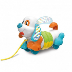 CLEMENTONI BABY ΣΚΥΛΑΚΙ ΤΣΑΡΛΙ ΣΥΡΟΜΕΝΟ PULL ALONG 1000-17262