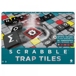 MATTEL ΕΠΙΤΡΑΠΕΖΙΟ ΠΑΙΧΝΙΔΙ SCRABBLE TRAP TILES HLM18