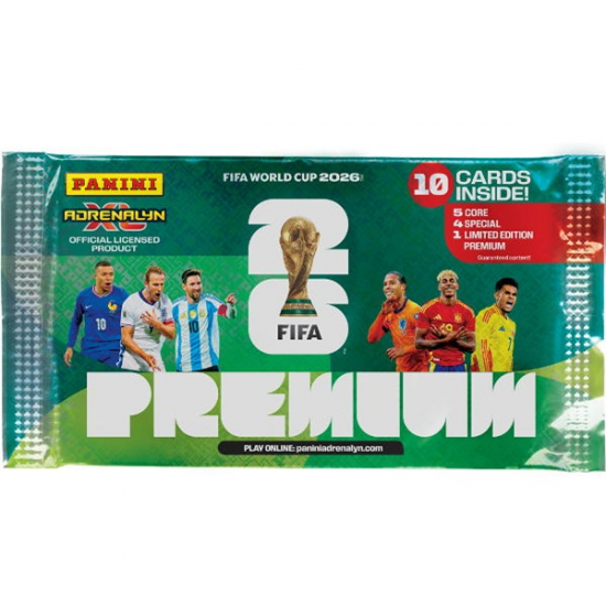 PANINI FIFA WORLD CUP 2026 PREMIUM ΦΑΚΕΛΑΚΙ 10 ΚΑΡΤΕΣ 118240