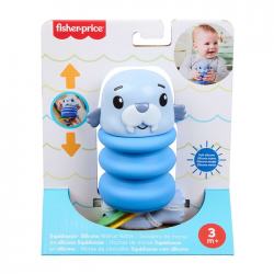 FISHER PRICE ΚΟΥΔΟΥΝΙΣΤΡΑ ΣΙΛΙΚΟΝΗΣ SQUISHSEAS ΜΕ ΖΩΑΚΙΑ ΤΟΥ ΩΚΕΑΝΟΥ - ΦΩΚΙΑ JHB54 / JHB56