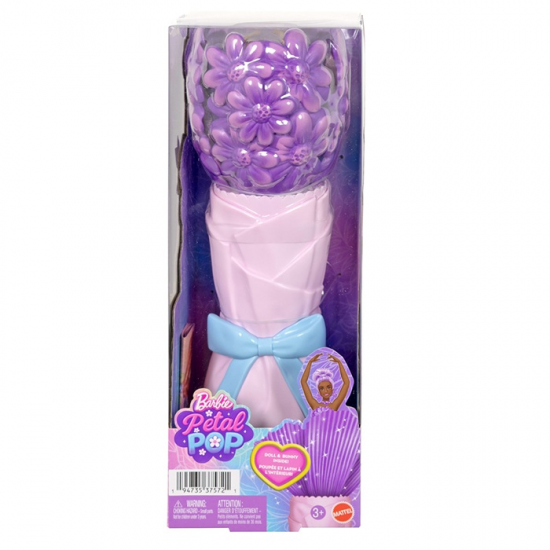 MATTEL BARBIE PETAL POP ΚΟΥΚΛΑ ΜΩΒ ΜΑΡΓΑΡΙΤΑ JMF56 / JMF58