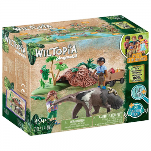 PLAYMOBIL WILTOPIA - ΠΑΙΔΙΑ ΦΡΟΝΤΙΣΤΕΣ ΖΩΩΝ ΜΕ ΜΥΡΜΗΓΚΟΦΑΓΟ 71012