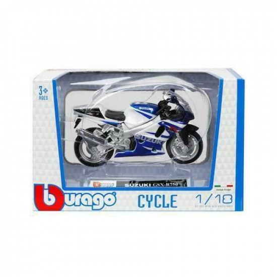 BURAGO ΜΗΧΑΝΗ 1:18 SUZUKI GSX-R750 18-51000