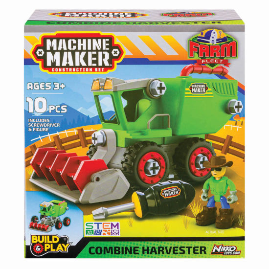 NIKKO MACHINE MAKER FARM VEHICLE COMBINE HARVESTER 40070 / 40072