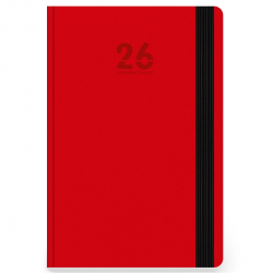 ΤΡΙΠΕΡΙΝΑΣ ΗΜΕΡΟΛΟΓΙΟ ΗΜΕΡΗΣΙΟ RODONIT ΜΕ ΛΑΣΤΙΧΟ 2026 14Χ21 ΚΟΚΚΙΝΟ 448377