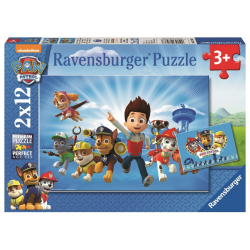 RAVENSBURGER PUZZLE 2Χ12 ΤΕΜ. PAW PATROL 07586