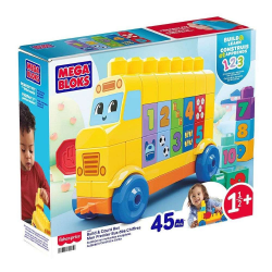 FISHER PRICE MEGA BLOCKS ΤΟΥΒΛΑΚΙΑ - ΣΧΟΛΙΚΟ ΛΕΩΦΟΡΕΙΟ ΜΕΑΡΙΘΜΟΥΣ 45 ΤΕΜ. JKG34