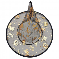 ΑΠΟΚΡΙΑΤΙΚΟ ΚΑΠΕΛΟ ΜΑΓΙΣΣΑΣ ΜΑΥΡΟ (ΔΙΑΦΑΝΟ) ΥΦΑΣΜΑ 38Χ34CM 3-1641