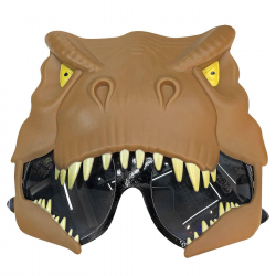 ΑΠΟΚΡΙΑΤΙΚΑ ΓΥΑΛΙΑ ΔΕΙΝΟΣΑΥΡΟΣ 14Χ12CM 3-2124