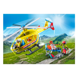 PLAYMOBIL CITY LIFE - ΕΛΙΚΟΠΤΕΡΟ ΠΡΩΤΩΝ ΒΟΗΘΕΙΩΝ 71203