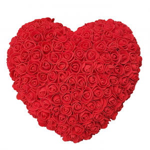 ΚΟΚΚΙΝΗ ΚΑΡΔΙΑ ΑΠΟ ΤΕΧΝΗΤΑ ΤΡΙΑΝΤΑΦΥΛΛΑ 22CM 222-7