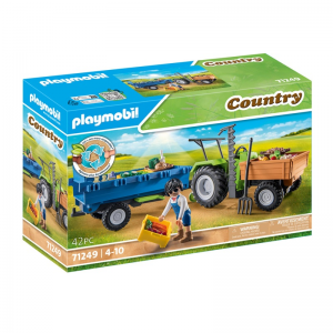 PLAYMOBIL COUNTRY - ΑΓΡΟΚΤΙΚΟ ΤΡΑΚΤΕΡ ΜΕ ΚΑΡΟΤΣΑ 71249