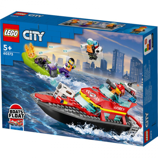 LEGO CITY FIRE RESCUE BOAT 60373