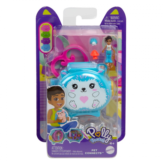 MATTEL POLLY POCKET MINI ΣΕΤΑΚΙΑ ΜΕ ΖΩΑΚΙΑ - PET CONNECTS GYV99 / HXX23