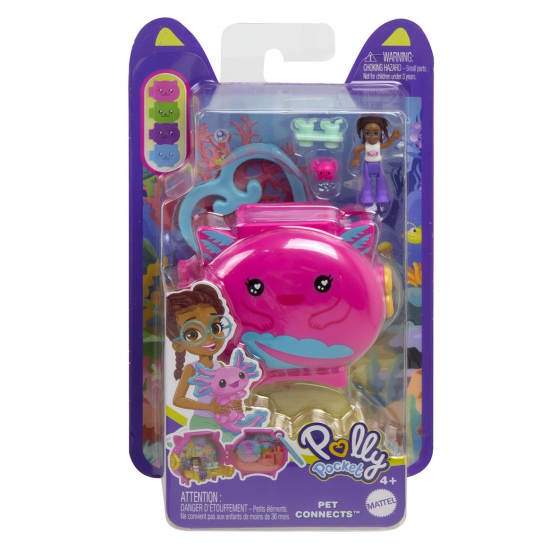 MATTEL POLLY POCKET MINI ΣΕΤΑΚΙΑ ΜΕ ΖΩΑΚΙΑ - PET CONNECTS GYV99 / HXX22