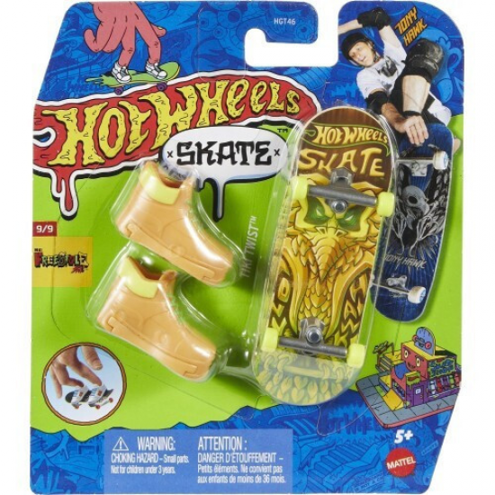 MATTEL HOT WHEELS SKATE ΜΕ ΠΑΠΟΥΤΣΑΚΙΑ TIKI TWIST HGT46 / HVK16