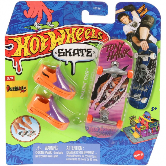 MATTEL HOT WHEELS SKATE ΜΕ ΠΑΠΟΥΤΣΑΚΙΑ THRASHIN TIGER HGT46 / HVJ93