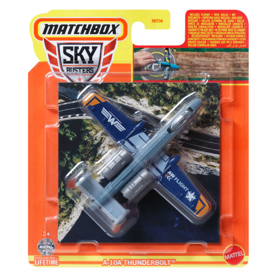 MATTEL MATCHBOX ΑΕΡΟΠΛΑΝΑΚΙ A-10A THUNDERBOLT HHT34 / HVM69