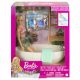 MATTEL BARBIE WELLNESS - ΤΖΑΚΟΥΖΙ ΜΕ ΚΟΥΚΛΑ HKT92