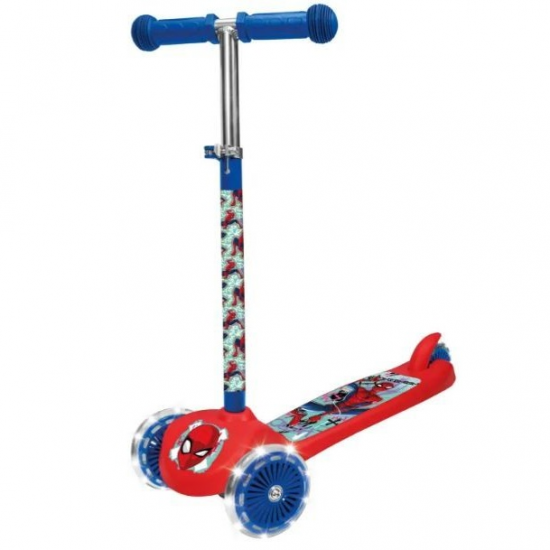 AS COMPANY ΠΑΙΧΝΙΔΟΛΑΜΠΑΔΑ SCOOTER PLUS SPIDERMAN ΦΩΤΙΖΟΜΕΝΕΣ ΡΟΔΕΣ 1500-50290