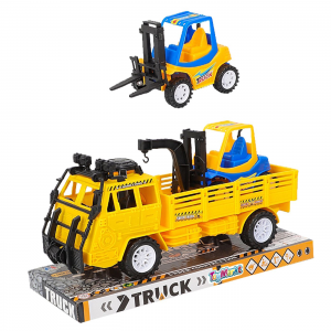 ΦΟΡΤΗΓΟ FRICTION ΜΕ ΚΛΑΡΚ FREE WHEELS 28Χ15Χ11CM 70-2202