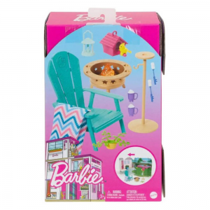 MATTEL BARBIE ΕΠΙΠΛΑ - BACKYARD PATIO HJV32 / HJV33