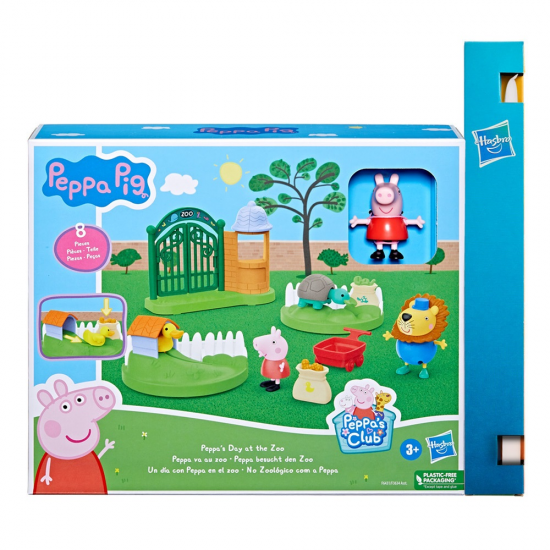 HASBRO ΠΑΙΧΝΙΔΟΛΑΜΠΑΔΑ PEPPA'S DAY AT THE ZOO EXPERIENCE F6431
