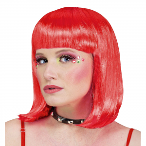 ΑΠΟΚΡΙΑΤΙΚΗ ΠΕΡΟΥΚΑ ΚΟΚΚΙΝΗ ΜΑΚΡΥ ΚΑΡΕ ΜΕ ΑΦΕΛΕΙΕΣ 3-2444