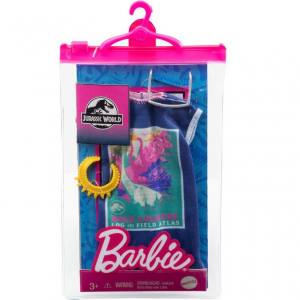 MATTEL BARBIE ΜΟΔΕΣ ΣΕΤ JURASSIC WORLD ΜΑΚΟ ΦΟΡΕΜΑ GRD47