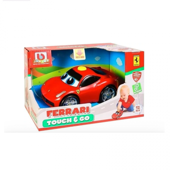 BURAGO JUNIOR ΑΥΤΟΚΙΝΗΤΑΚΙ ΜΕ ΗΧΟΥΣ FERRARI TOUCH AND GO 458 ITALIA 16-81604