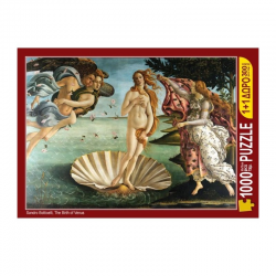ΜΑΛΛΙΑΡΗΣ PUZZLE 1000 ΤΕΜ.ΓΕΝΝΗΣΗ ΤΗΣ ΑΦΡΟΔΙΤΗΣ + ΔΩΡΟ PUZZLE ΤΟ ΛΙΒΑΔΙ ΜΕ ΤΙΣ ΠΑΠΑΡΟΥΝΕΣ 300 ΤΕΜ.