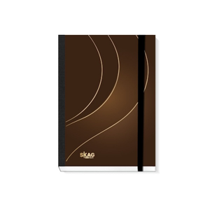 SKAG ΑΚΑΔΗΜΑΪΚΟ ΗΜΕΡΟΛΟΓΙΟ 2026 - 2027 FLEXBOOK ΜΕ ΛΑΣΤΙΧΟ GOLD AND SILVER ΚΑΦΕ 14X21 312288