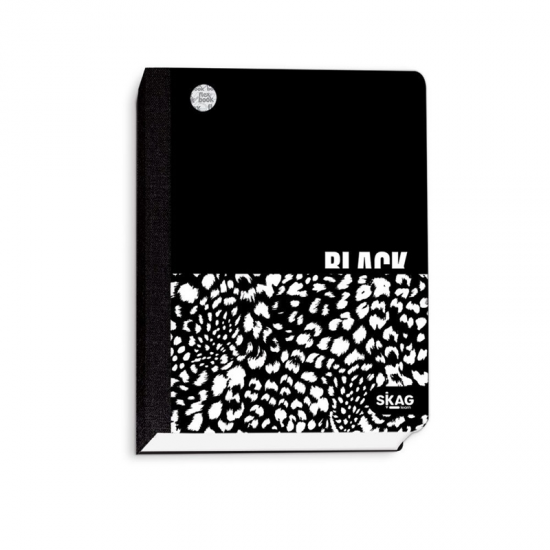 SKAG ΑΚΑΔΗΜΑΪΚΟ ΗΜΕΡΟΛΟΓΙΟ 2025 - 2026 FLEXBOOK ΜΕ ΛΑΣΤΙΧΟ BLACK AND WHITE 14X21 308021