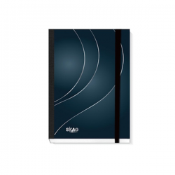 SKAG ΑΚΑΔΗΜΑΪΚΟ ΗΜΕΡΟΛΟΓΙΟ 2026 - 2027 FLEXBOOK ΜΕ ΛΑΣΤΙΧΟ GOLD AND SILVER ΜΠΛΕ 14X21 312288