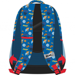 MUST ΤΣΑΝΤΑ ΔΗΜΟΤΙΚΟΥ DISNEY MICKEY MOUSE NEVER GIVE UP 3 ΘΗΚΕΣ 563421