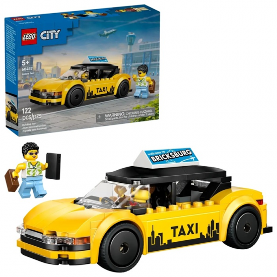LEGO CITY YELLOW TAXI 60487