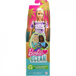 BARBIE LOVES THE PLANET ΚΟΥΚΛΑ ΞΑΝΘΑ ΜΑΛΛΙΑ ΜΕ ΜΩΒ ΦΟΡΕΜΑ GRB35 / GRB36